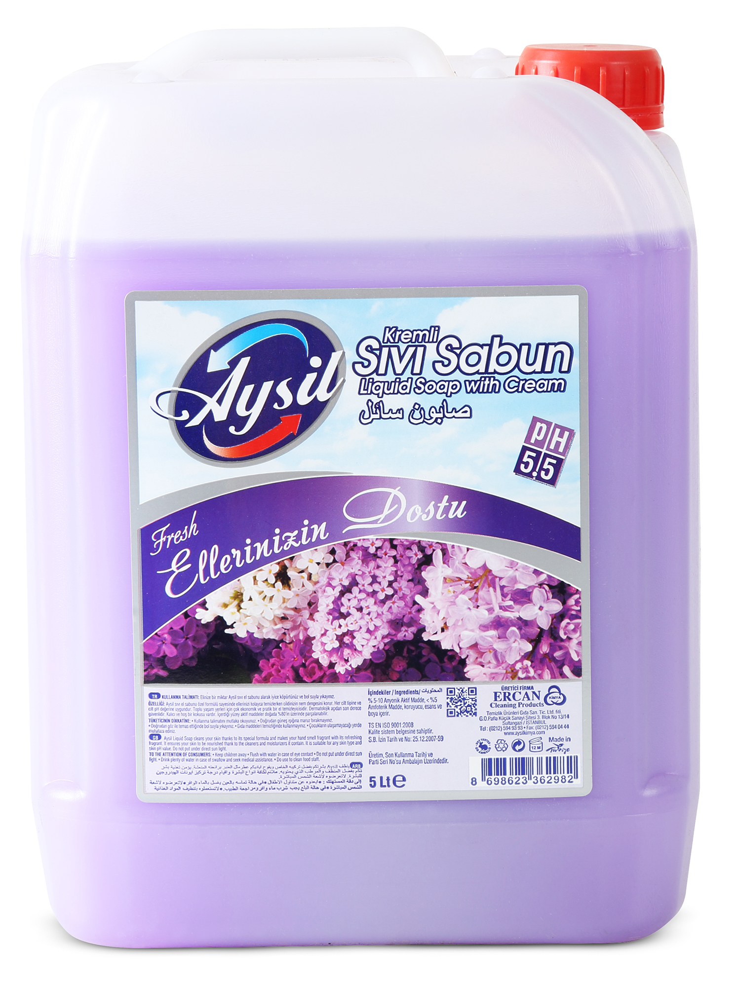 Aysil Sıvı Sabun 5L Mor