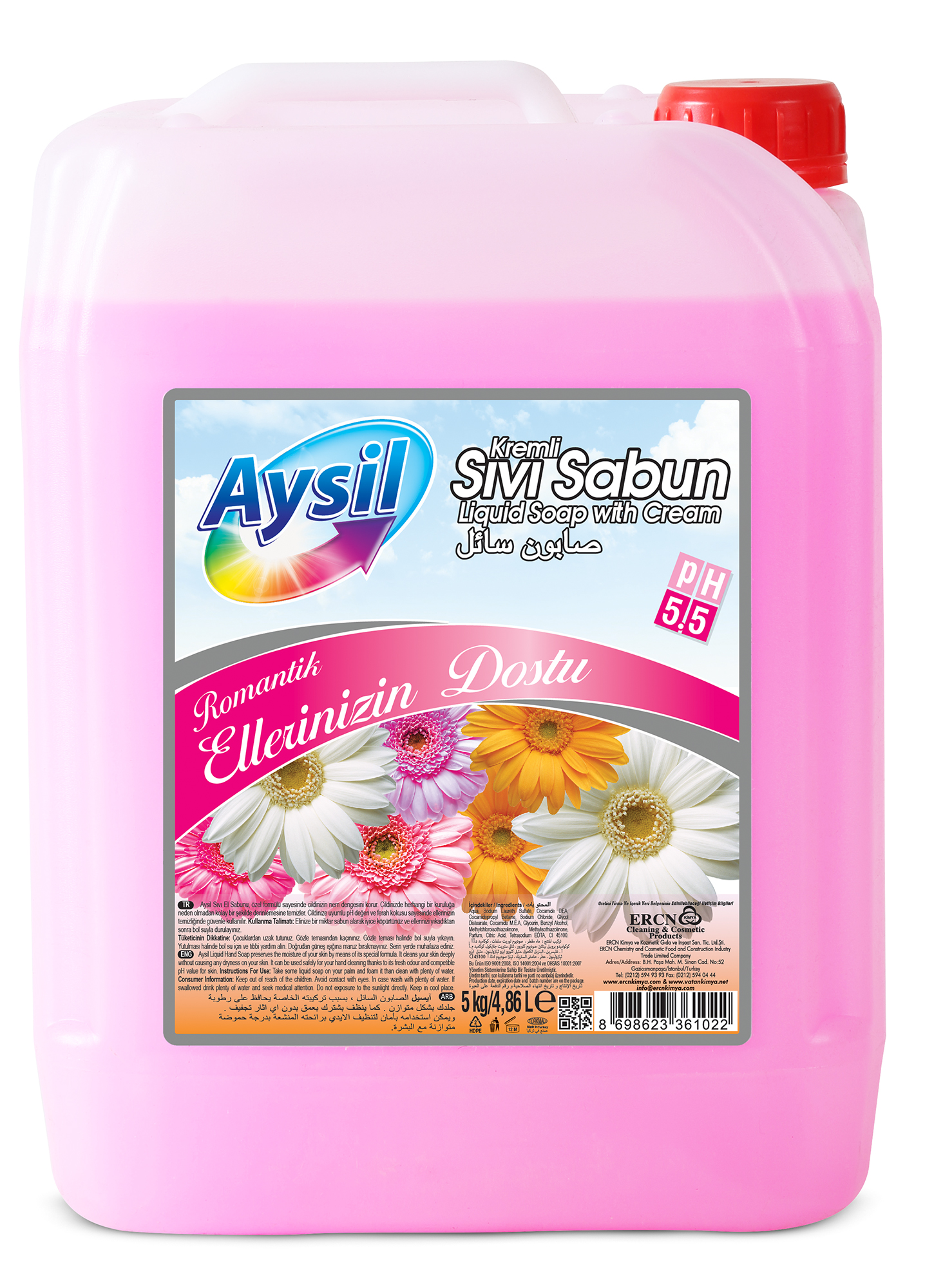Aysil Sıvı Sabun 5L Pembe