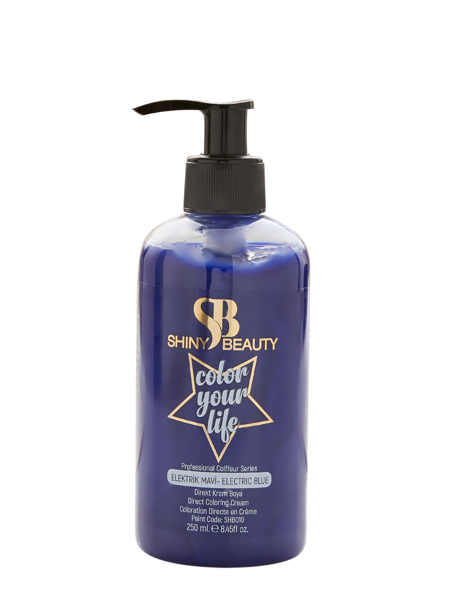 Shiny Beauty Krem Boya 250ml Elektrik Mavi