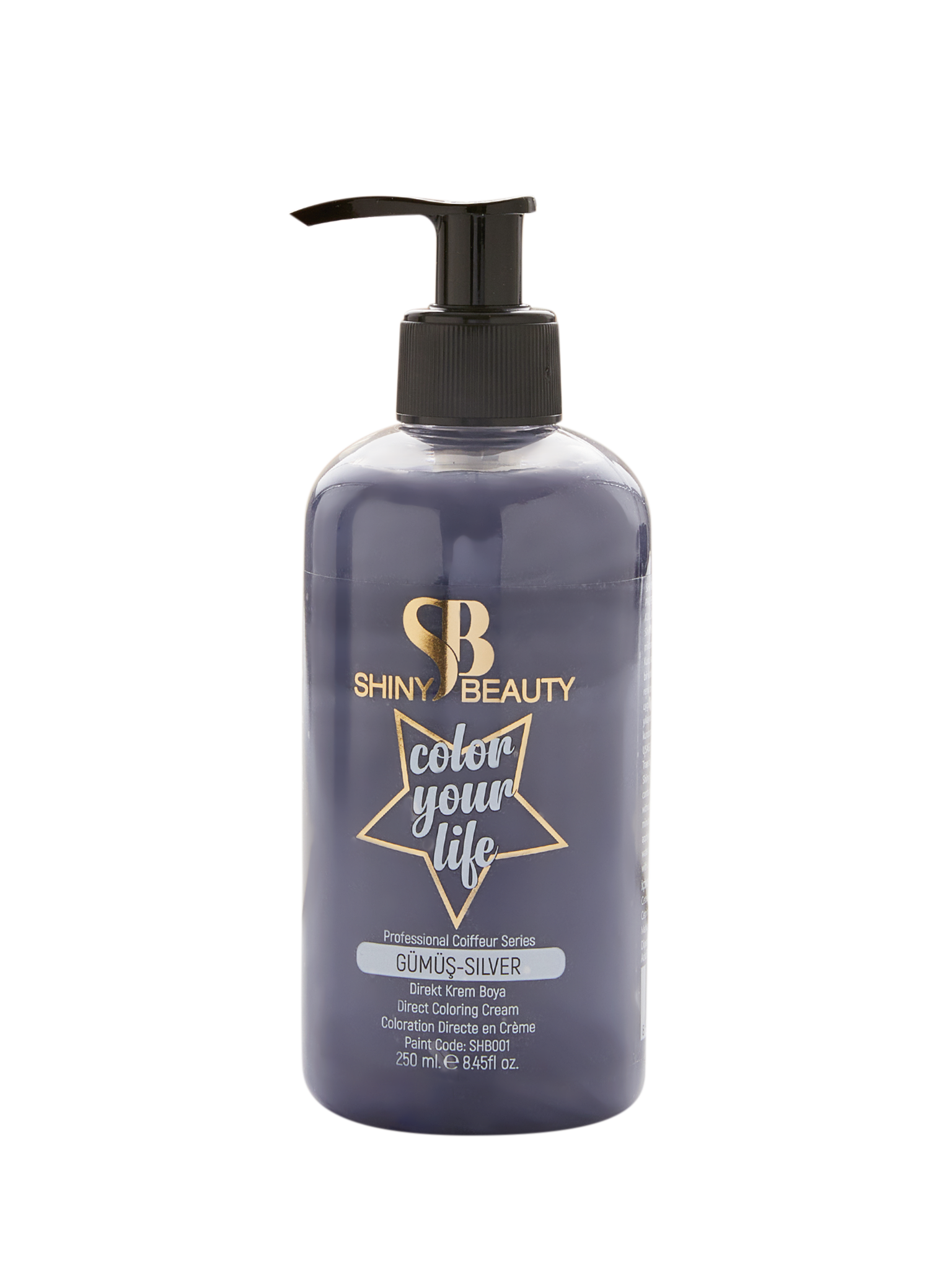 Shiny Beauty Krem Boya 250ml Gümüş