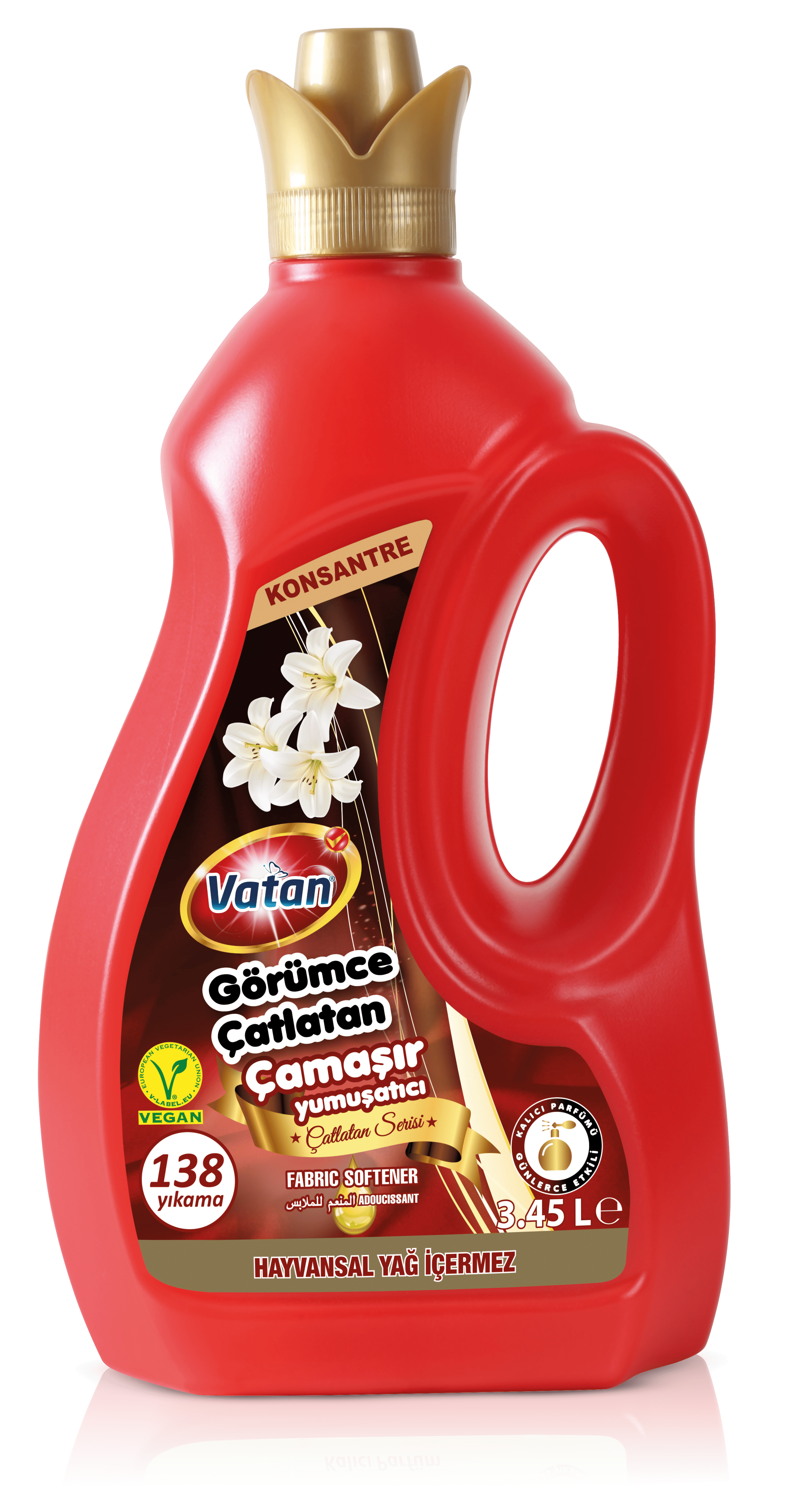 Çamaşır Yumuşatıcısı 3,45L Kırmızı