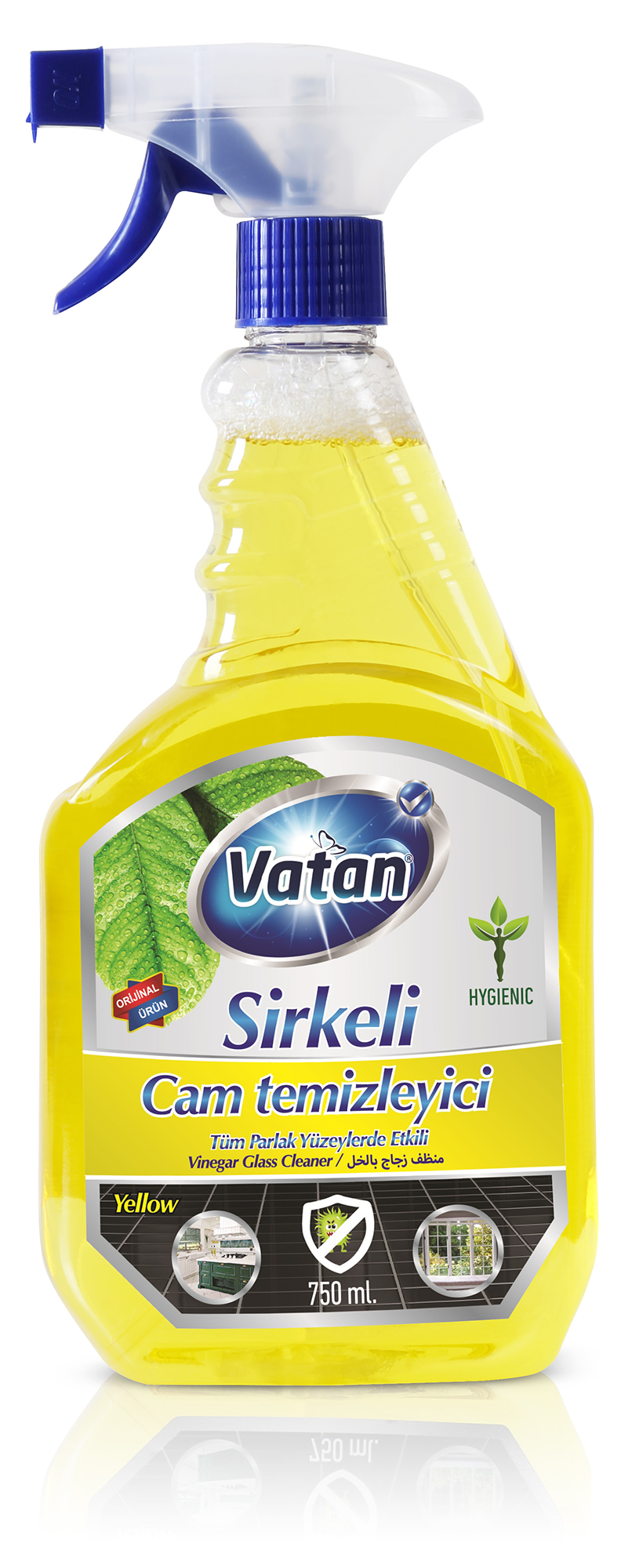 Sirkeli Cam Temizleyici 750ml Sarı