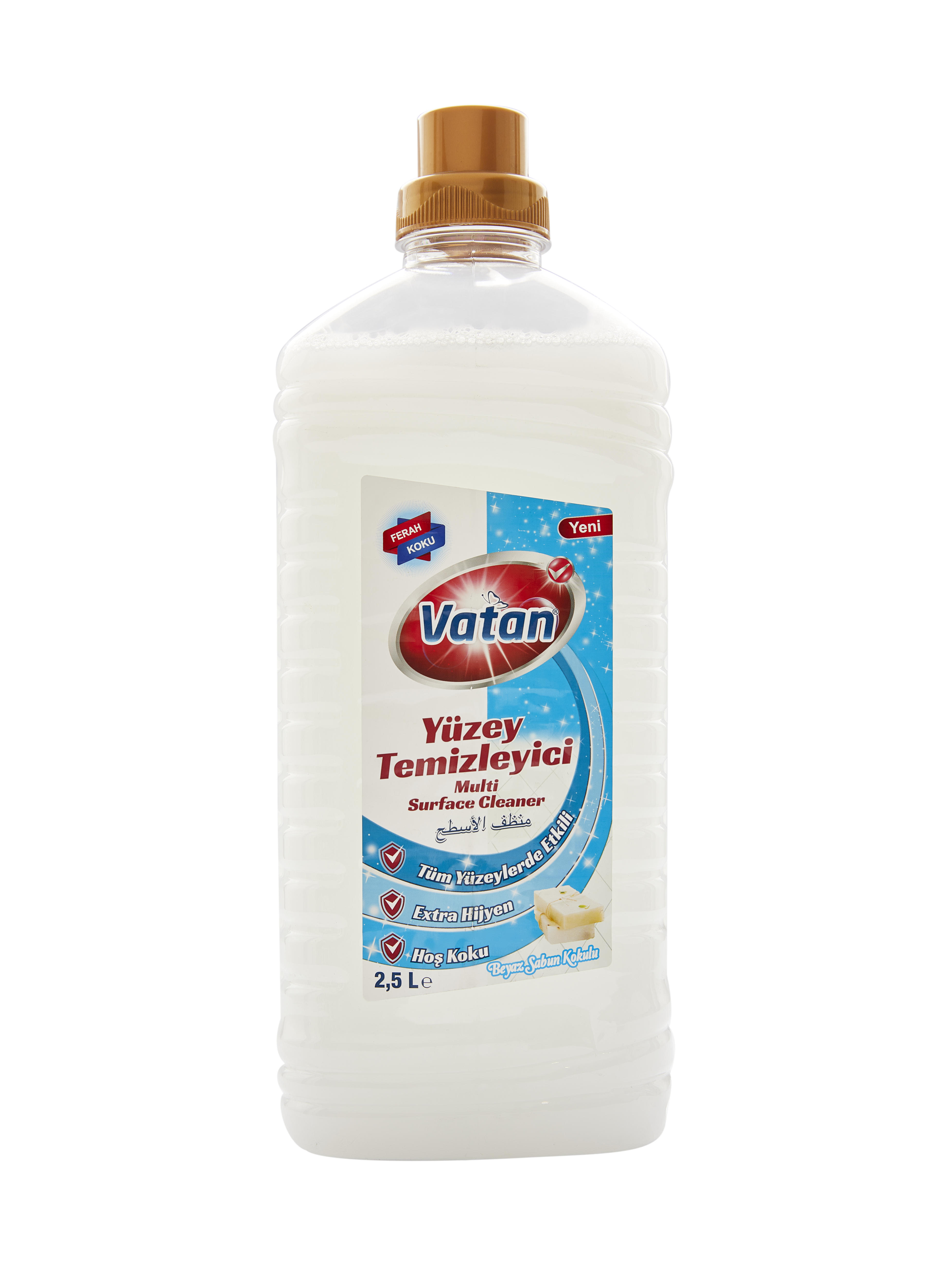 Vatan Yüzey Temizleyici 2,5L Beyaz Sabun