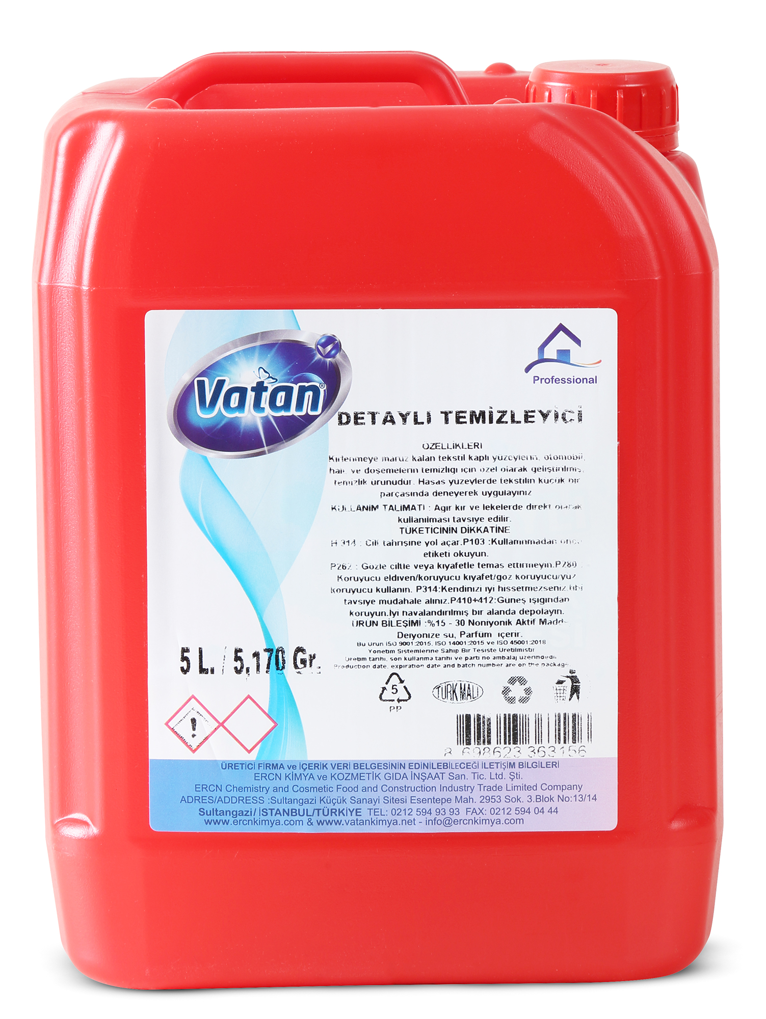 Vatan Detaylı Temizlik 5L