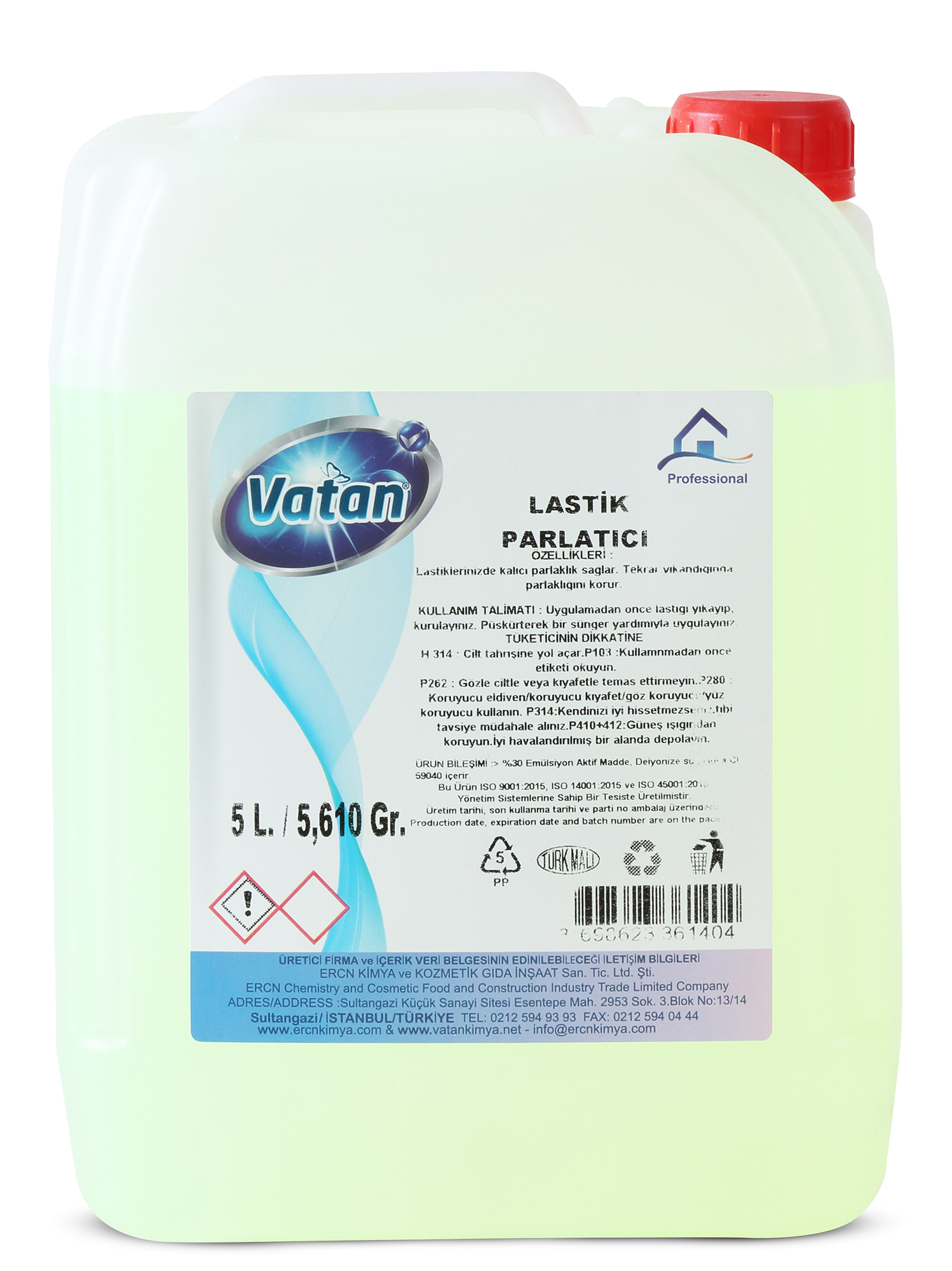 Vatan Lastik Parlatıcı 5L