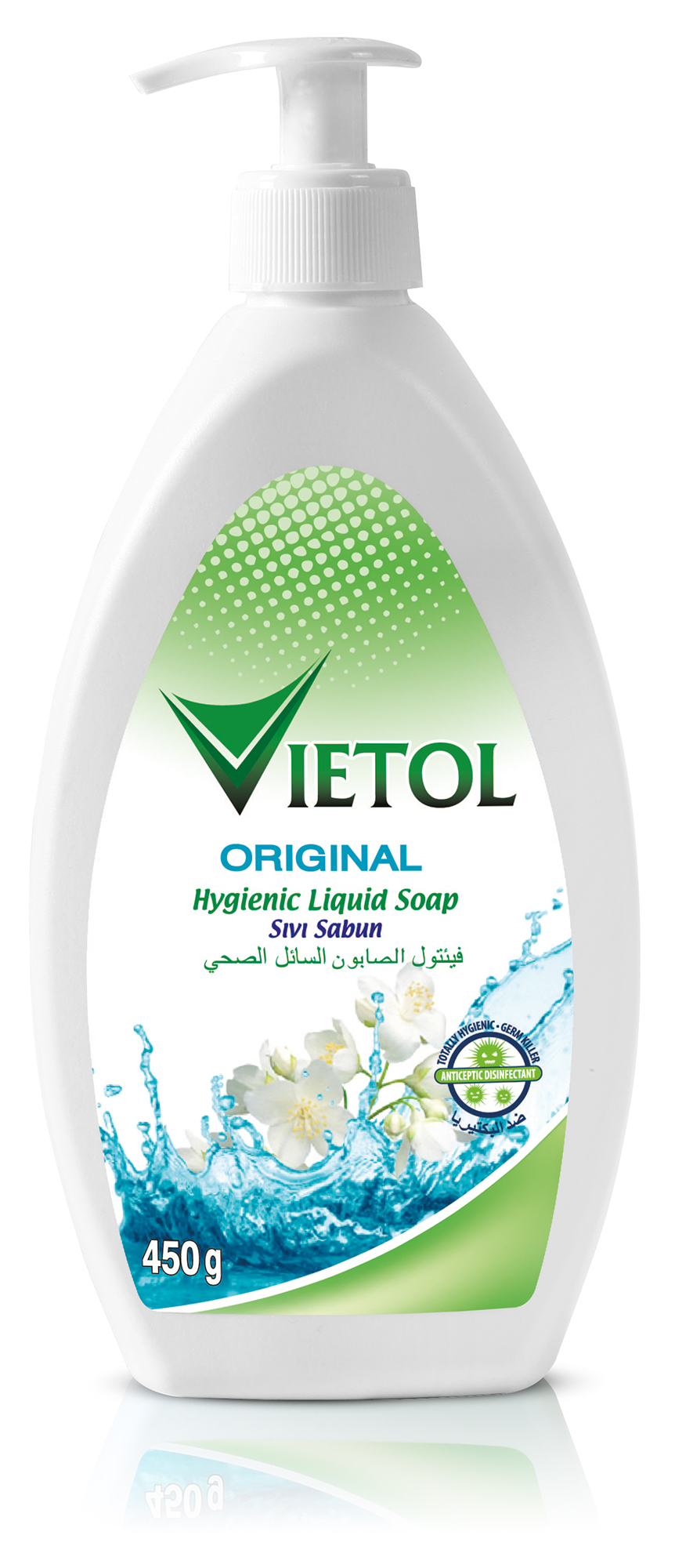 liquid soap 450ml green ietol