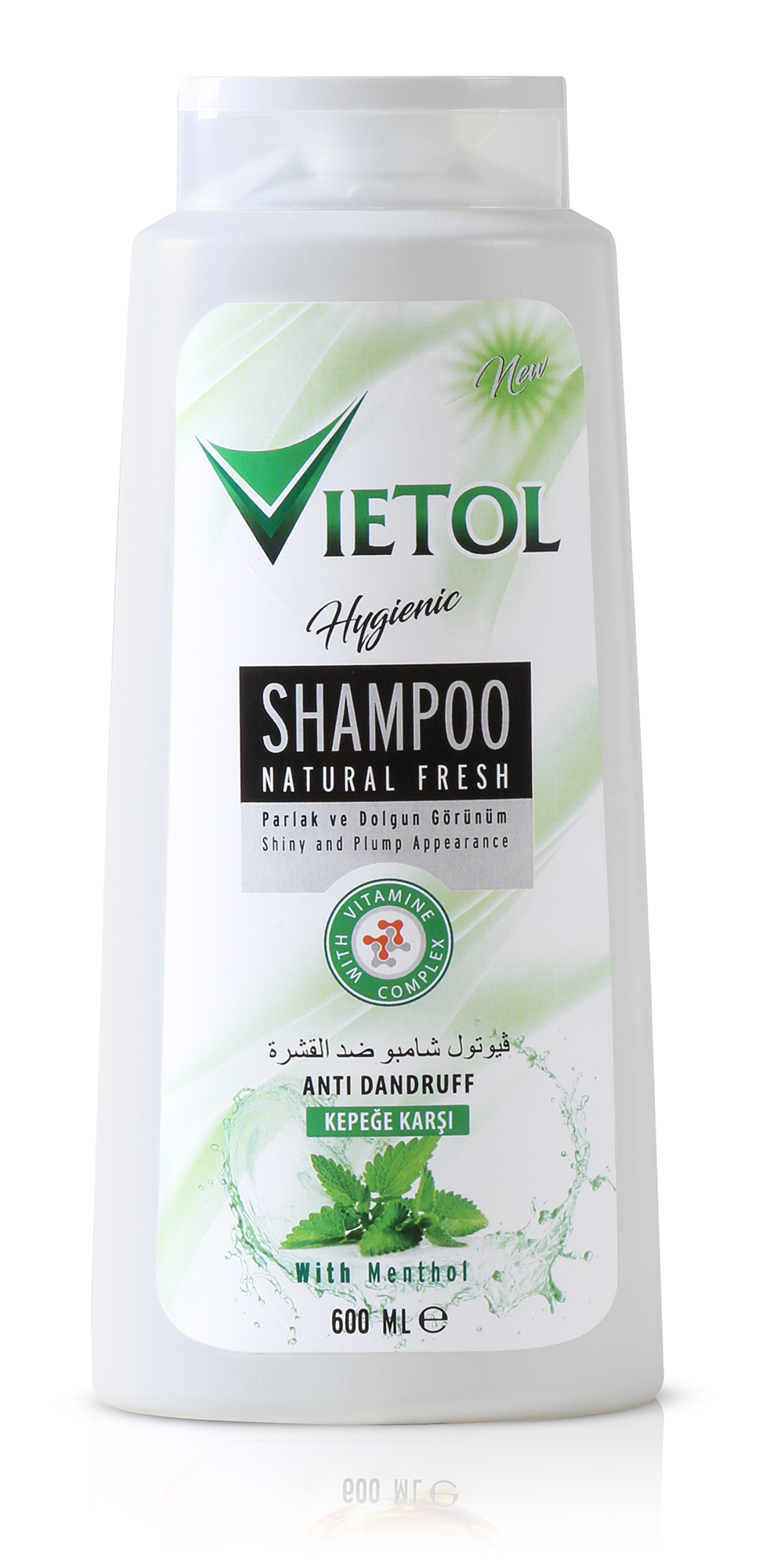 Shampoo Menthol 600ML Ietol