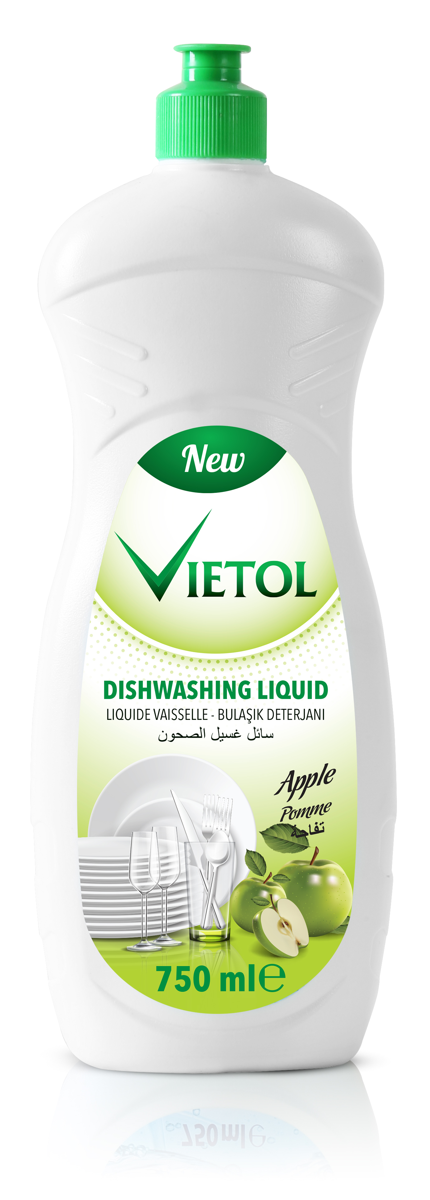 Liquid Dishwashing 750ML Apple Ietol